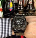 Replica Franck Muller Vanguard Yachting watch Black Dial Gray Gummy Band_th.jpg